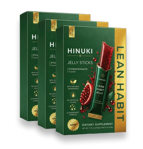 Hinuki 3 bottle sustained performance bundle for uninterrupted daily vitality and phytonutrient balance